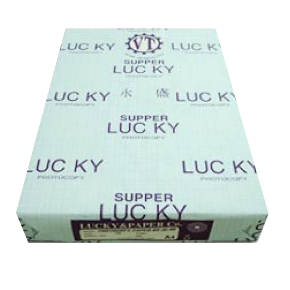 Giấy A4 Lucky 80 A4 (Đủ 500 tờ)